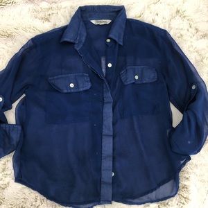 Ambiance’s Tramp Cobalt Blue Button Down